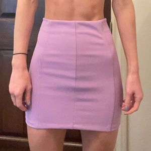 Purple mini skirt. Zara